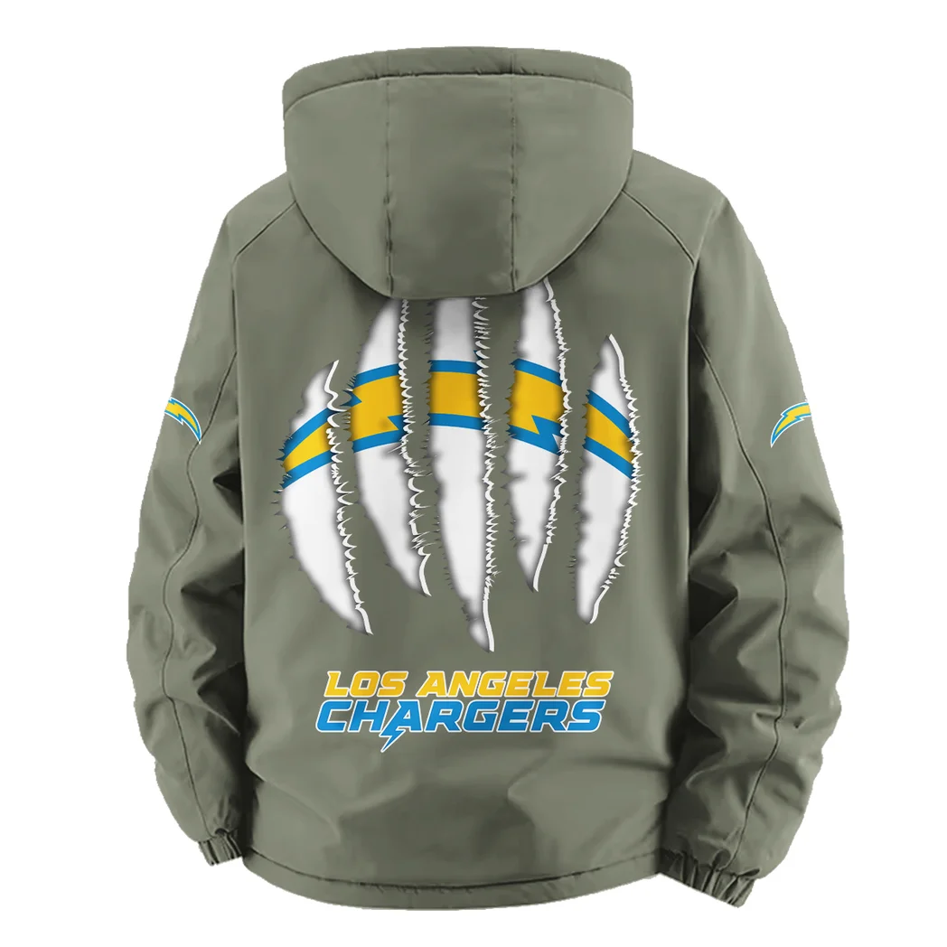 LA Squad Fleece Windbreaker Jacket, Mountain Ascent Windbreaker HVN1440LC - Green - Image 4