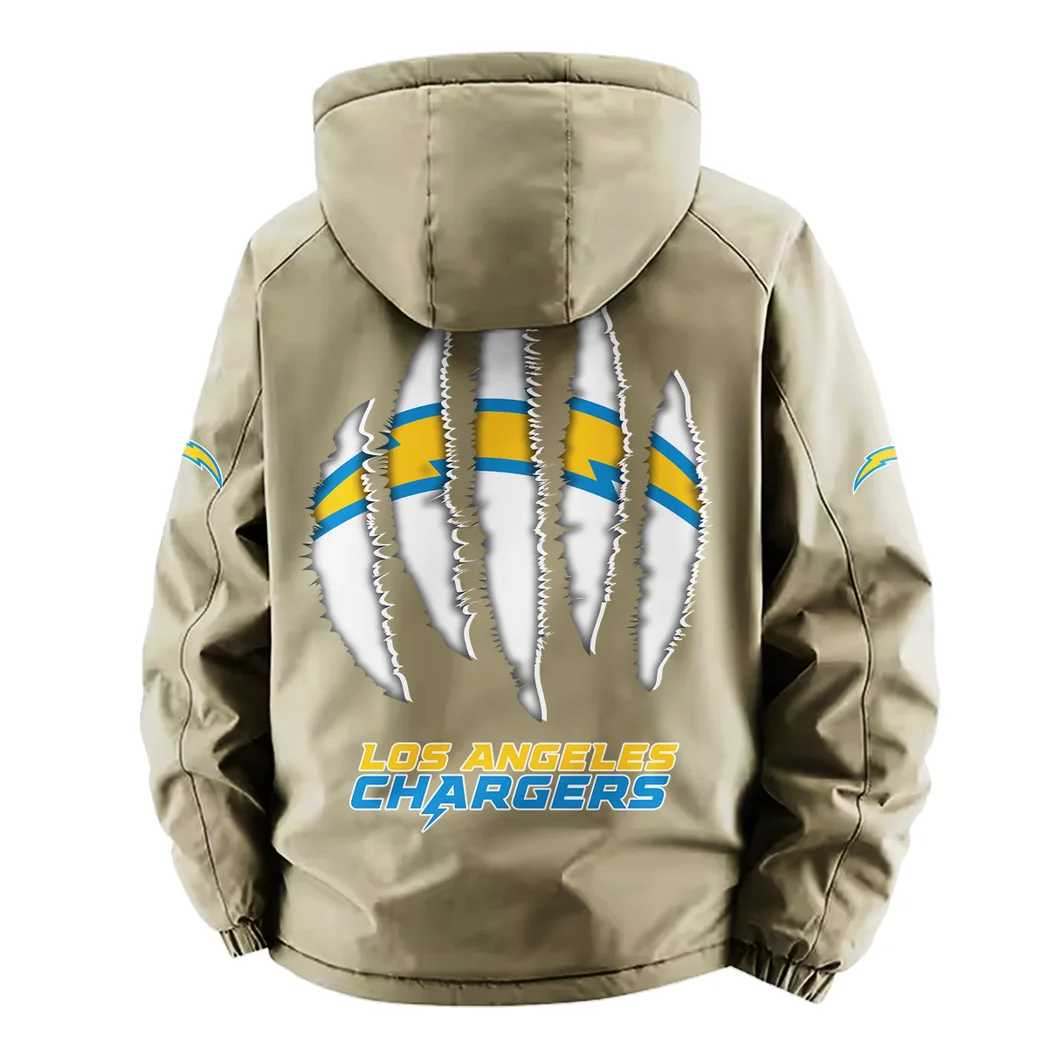 LA Squad Fleece Windbreaker Jacket, Mountain Ascent Windbreaker HVN1440LC - Khaki - Image 4