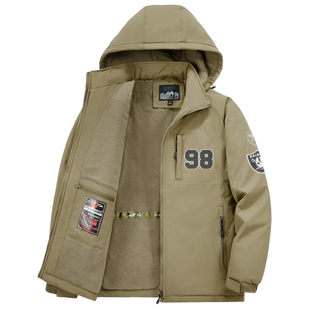 Black Pride Fleece Windbreaker Jacket, Cross-Training Wind Shell HVN1440LV - Khaki - Image 3