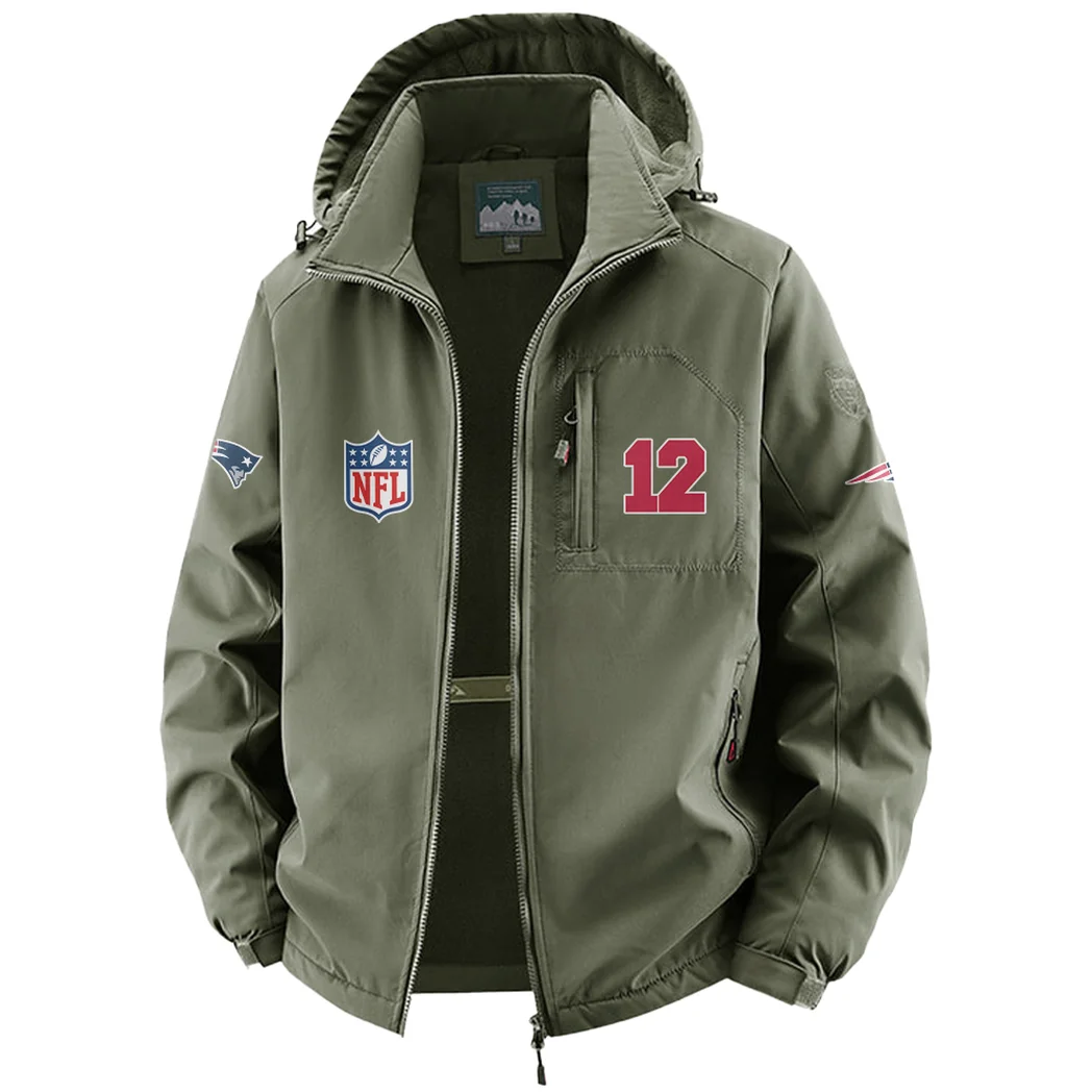 Match Day Squad Fleece Windbreaker Jacket, Luxe Fleece Exterior HVN1440NP - Green - Image 2