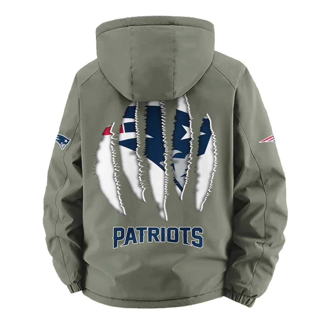 Match Day Squad Fleece Windbreaker Jacket, Luxe Fleece Exterior HVN1440NP - Green - Image 4