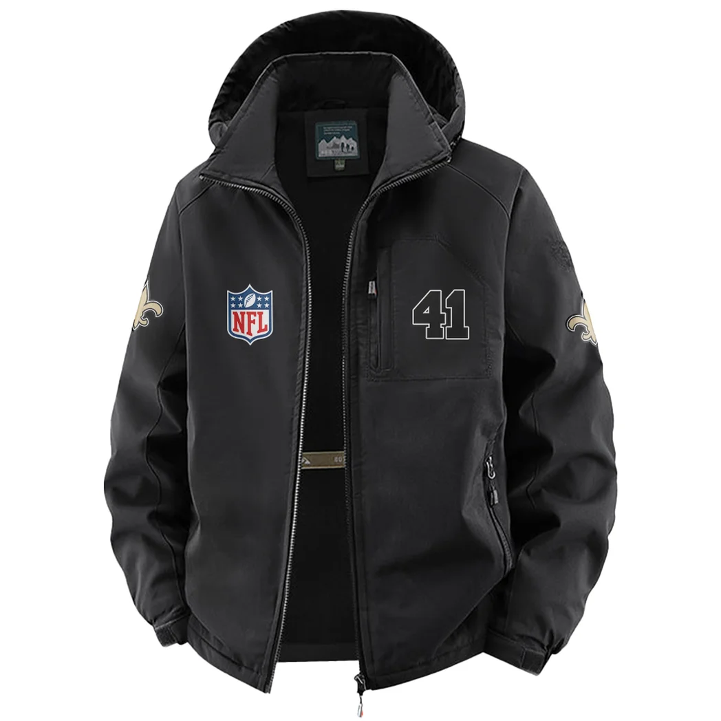 Midnight Talons Fleece Windbreaker Jacket, Anti-Pill Wind-Blocking Fleece HVN1440NS - Black - Image 2