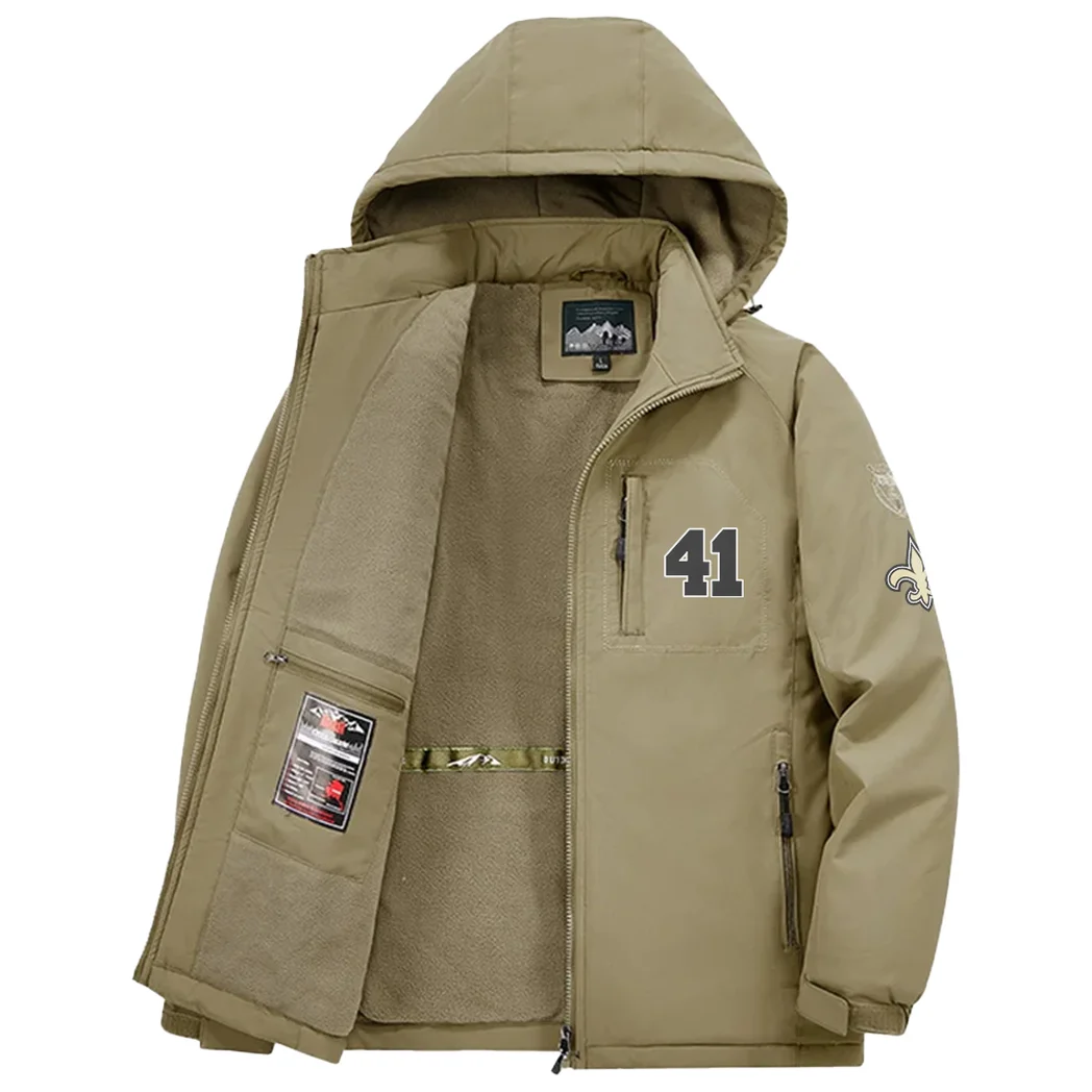 Midnight Talons Fleece Windbreaker Jacket, Anti-Pill Wind-Blocking Fleece HVN1440NS - Khaki - Image 3