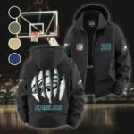 Victory Wings Fleece Windbreaker Jacket, Midweight Thermal Windbreaker HVN1440PE - Black