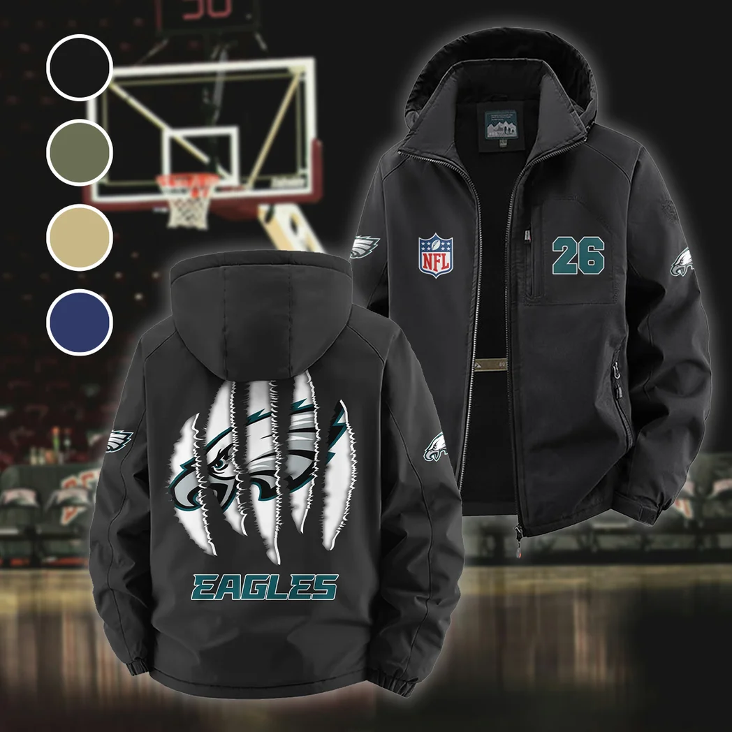 Victory Wings Fleece Windbreaker Jacket, Midweight Thermal Windbreaker HVN1440PE - Black