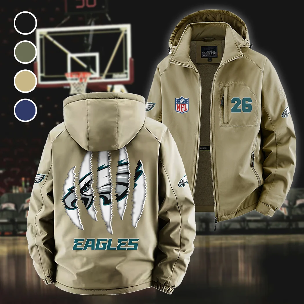 Victory Wings Fleece Windbreaker Jacket, Midweight Thermal Windbreaker HVN1440PE - Khaki