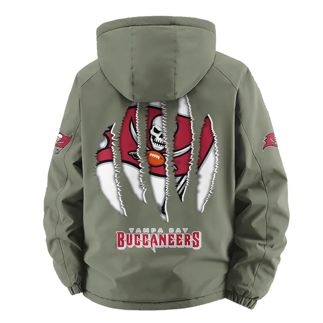 Bay Fans Fleece Windbreaker Jacket, Breathable Fleece Windwear HVN1440TB - Green - Image 4