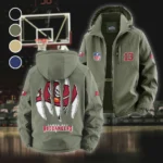 Bay Fans Fleece Windbreaker Jacket, Breathable Fleece Windwear HVN1440TB - Green