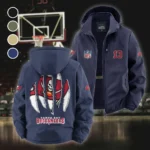 Bay Fans Fleece Windbreaker Jacket, Breathable Fleece Windwear HVN1440TB - Navy