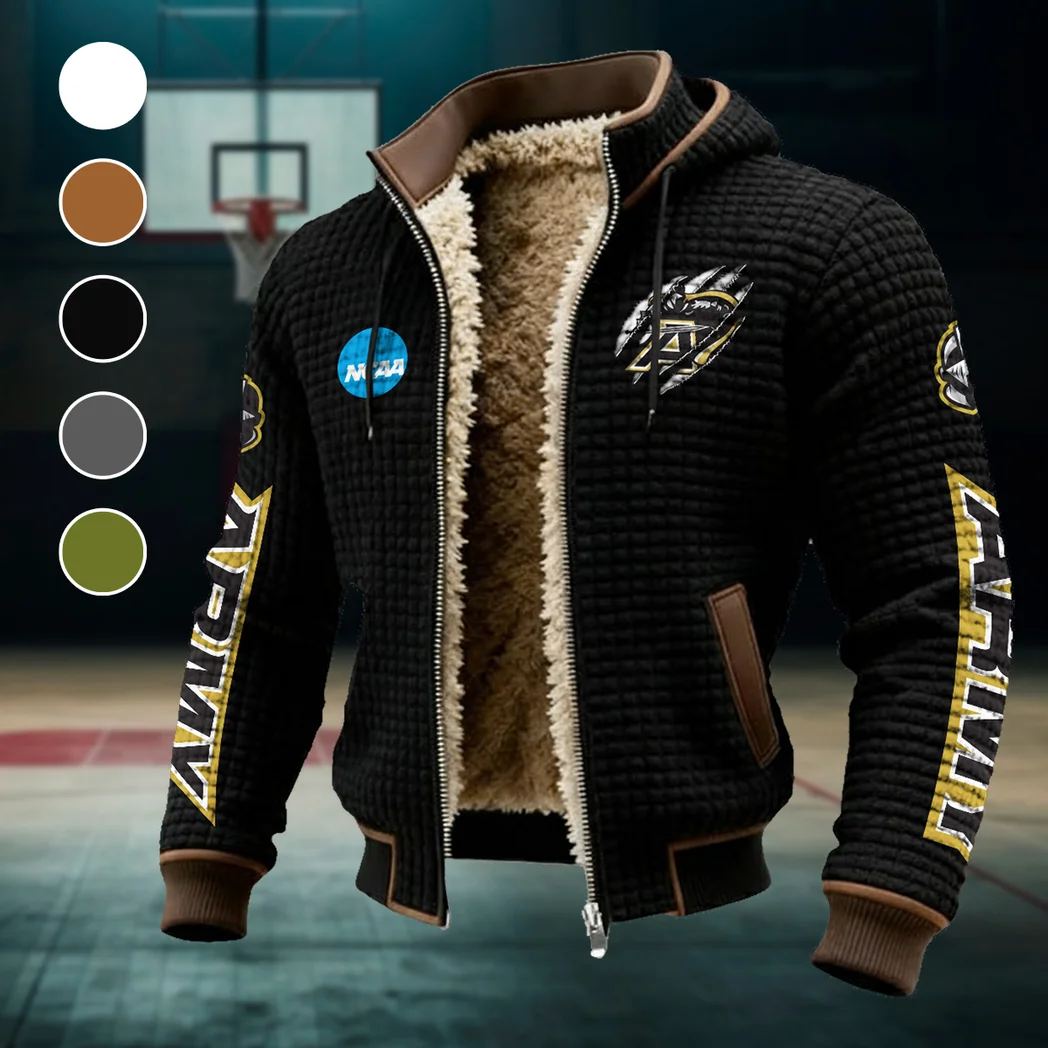 The Knight Corps Fleece-Lined Hooded Jacket, Endurance Sport Thermal Hoody HVN1441AB - Black