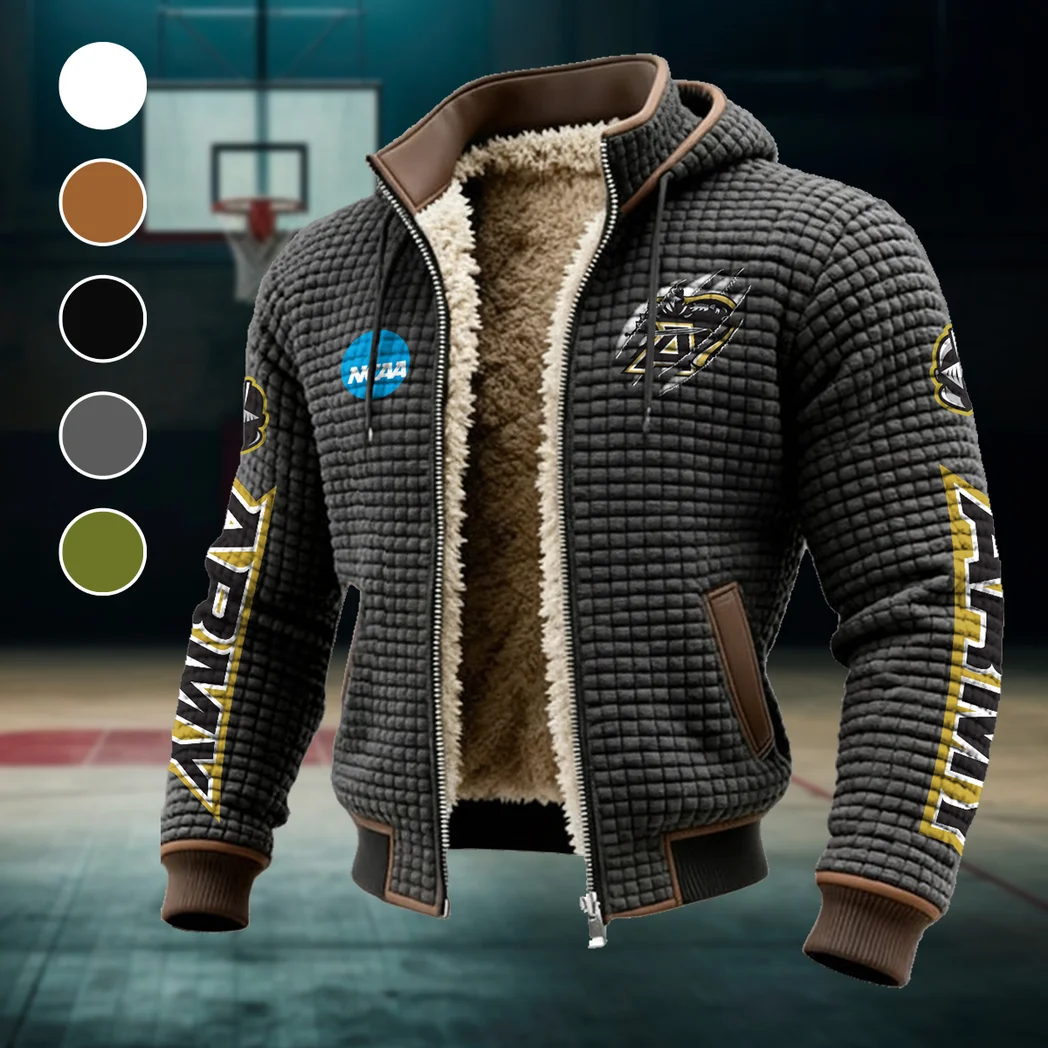 The Knight Corps Fleece-Lined Hooded Jacket, Endurance Sport Thermal Hoody HVN1441AB - Grey
