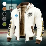 The Knight Corps Fleece-Lined Hooded Jacket, Endurance Sport Thermal Hoody HVN1441AB - White