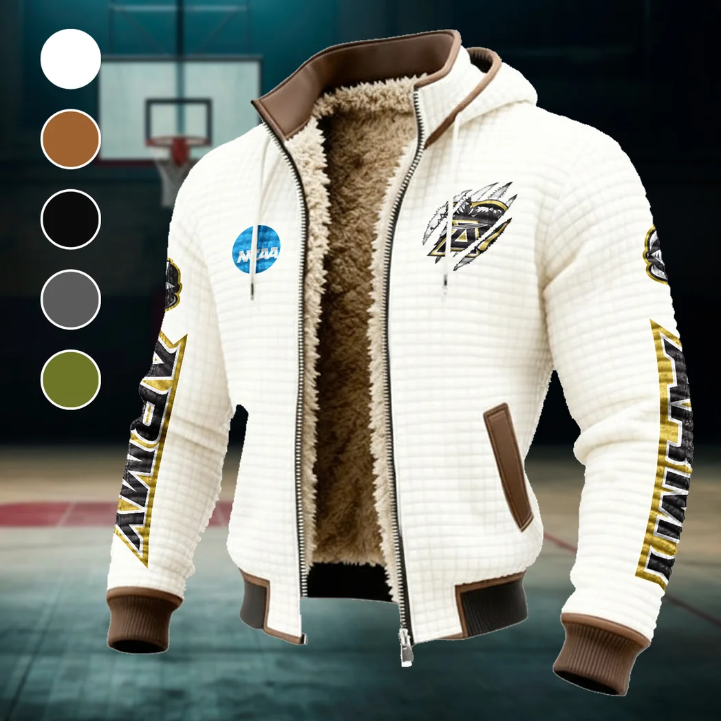 The Knight Corps Fleece-Lined Hooded Jacket, Endurance Sport Thermal Hoody HVN1441AB - White