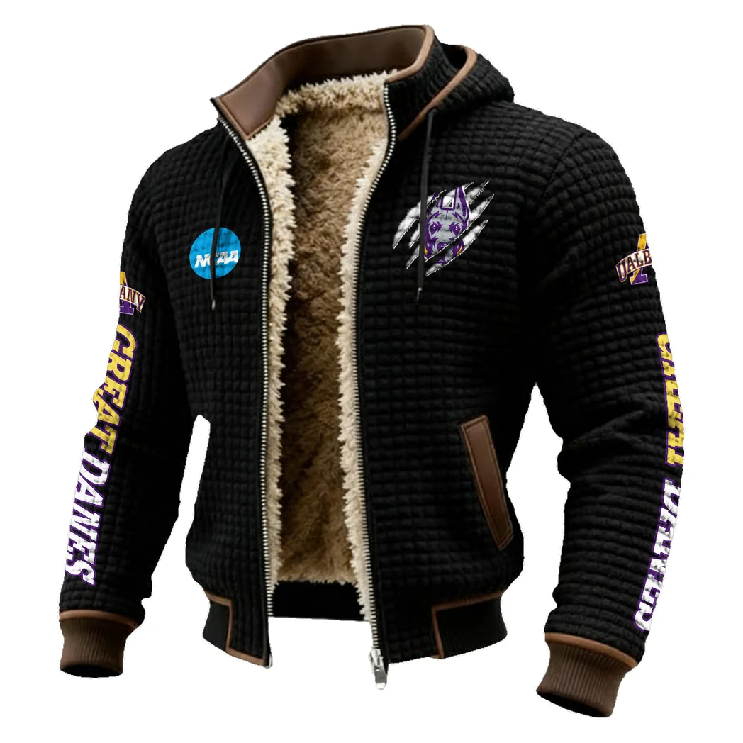 The Empire State Danes Fleece-Lined Hooded Jacket, Multi-Sport Winter Active Top HVN1441AG - Black - Image 2