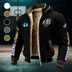 The Empire State Danes Fleece-Lined Hooded Jacket, Multi-Sport Winter Active Top HVN1441AG - Black