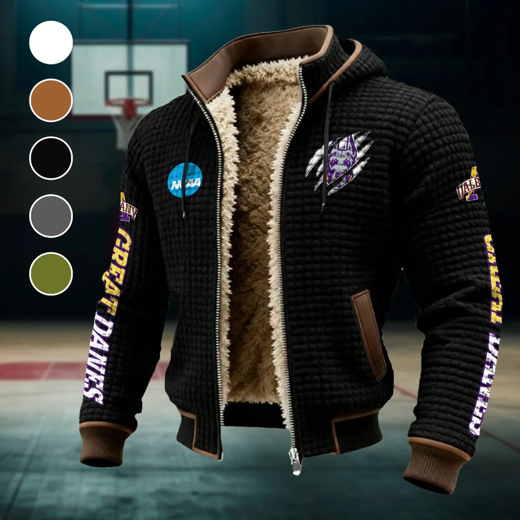 The Empire State Danes Fleece-Lined Hooded Jacket, Multi-Sport Winter Active Top HVN1441AG - Black
