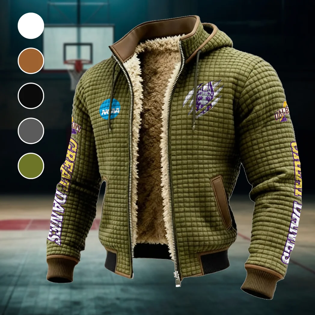 The Empire State Danes Fleece-Lined Hooded Jacket, Multi-Sport Winter Active Top HVN1441AG - Green