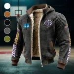 The Empire State Danes Fleece-Lined Hooded Jacket, Multi-Sport Winter Active Top HVN1441AG - Grey