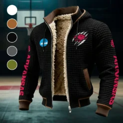 The Hogs of State Fleece-Lined Hooded Jacket, Endurance Sport Thermal Hoody HVN1441AR - Black