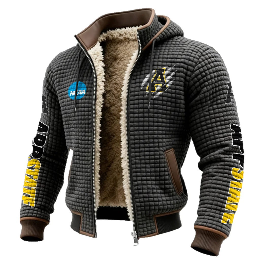 The App Spirit Fleece-Lined Hooded Jacket, All-Mountain Hooded Fleece HVN1441AS - Grey - Image 2