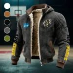 The App Spirit Fleece-Lined Hooded Jacket, All-Mountain Hooded Fleece HVN1441AS - Grey
