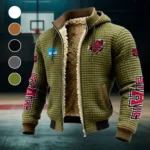 The Sun Belt Wolves Fleece-Lined Hooded Jacket, Alpine Ascent Hooded Jacket HVN1441AS - Green