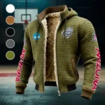 The Wildcat Nation Fleece-Lined Hooded Jacket, Rapid-Dry Fleece-Lined Hoody HVN1441AW - Green