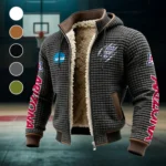 The Wildcat Nation Fleece-Lined Hooded Jacket, Rapid-Dry Fleece-Lined Hoody HVN1441AW - Grey