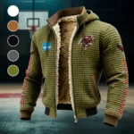 The Boston Force Fleece-Lined Hooded Jacket, Weather-Shield Fleece Hoody HVN1441BC - Green
