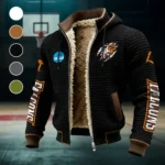 The Bowling Green Fleece-Lined Hooded Jacket, Wind-Blocker Insulated Hoody HVN1441BG - Black
