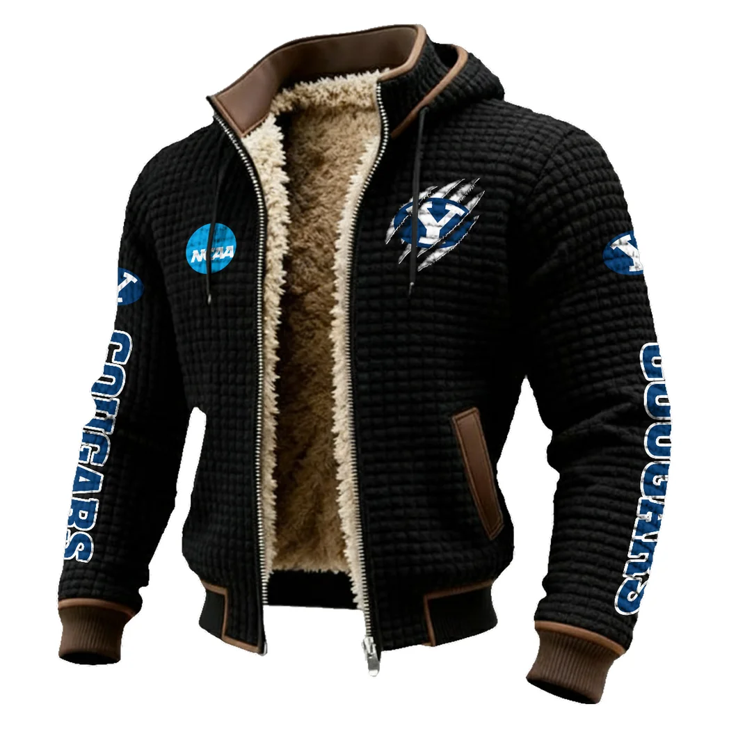 The Cougar Spirit Fleece-Lined Hooded Jacket, Arctic Protection Hooded Zip HVN1441BY - Black - Image 2
