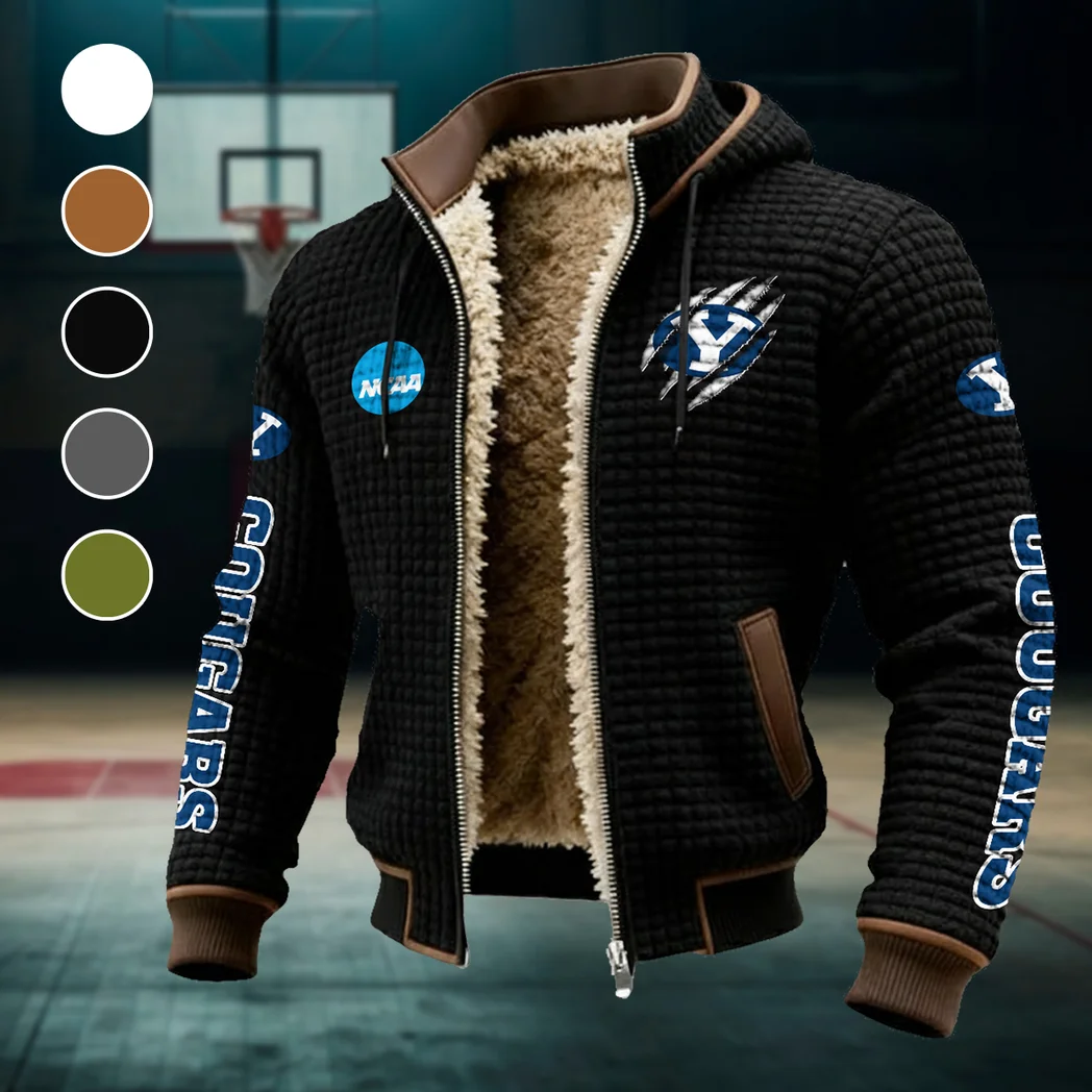 The Cougar Spirit Fleece-Lined Hooded Jacket, Arctic Protection Hooded Zip HVN1441BY - Black