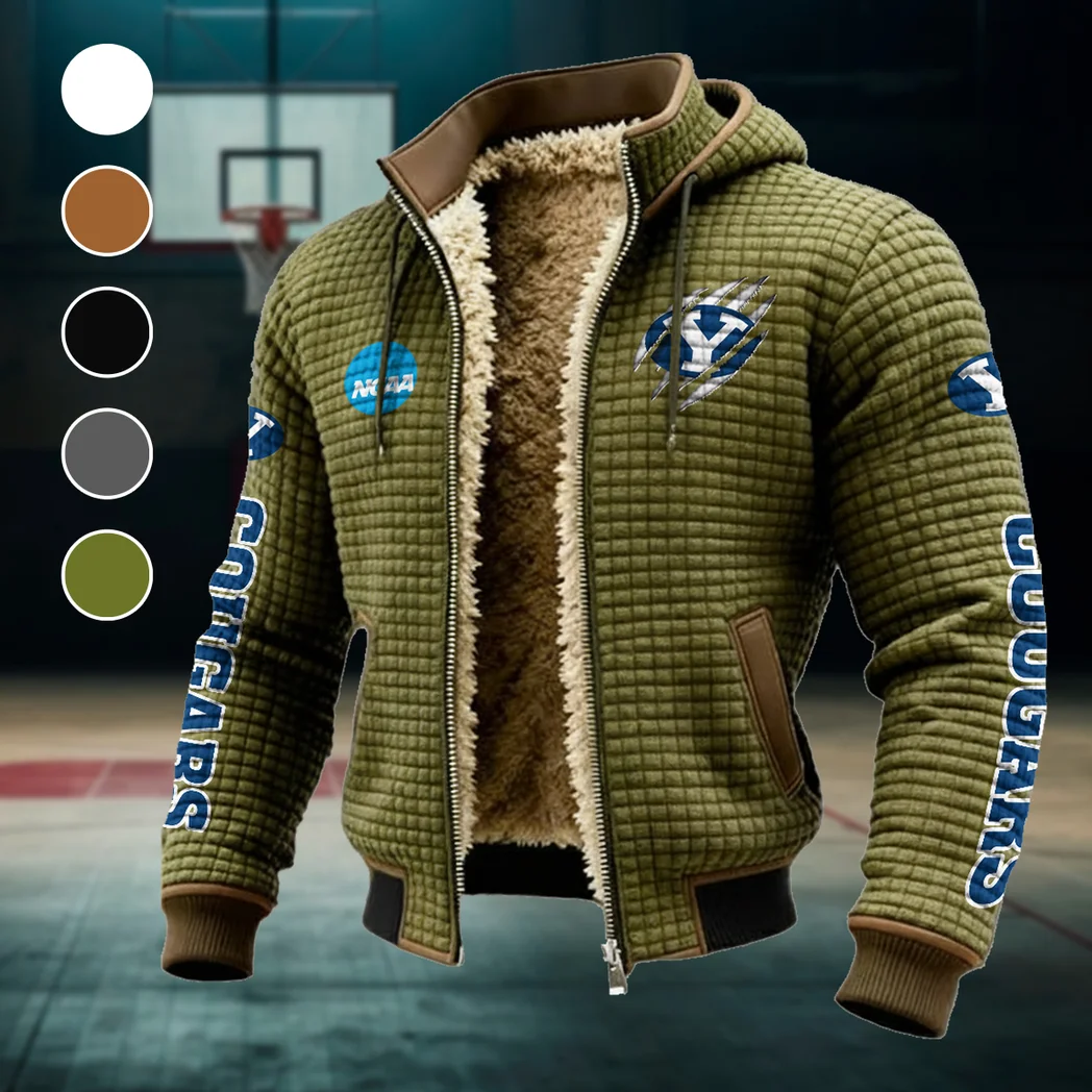 The Cougar Spirit Fleece-Lined Hooded Jacket, Arctic Protection Hooded Zip HVN1441BY - Green