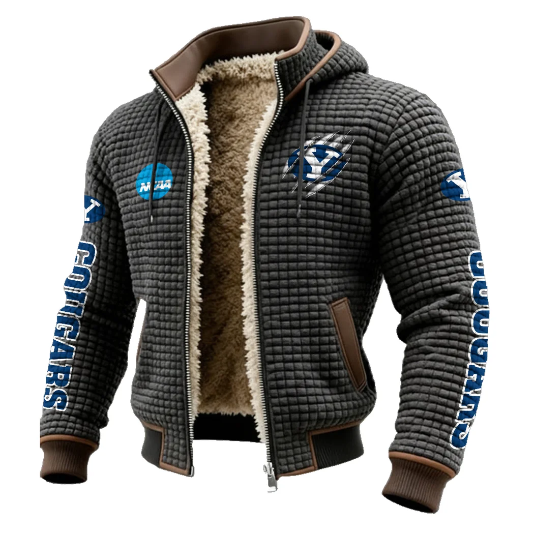 The Cougar Spirit Fleece-Lined Hooded Jacket, Arctic Protection Hooded Zip HVN1441BY - Grey - Image 2