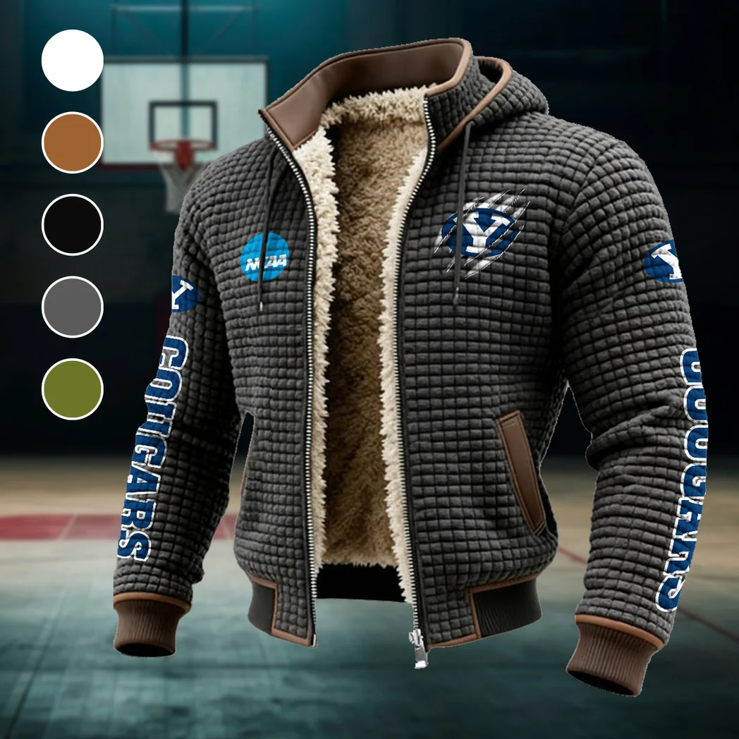 The Cougar Spirit Fleece-Lined Hooded Jacket, Arctic Protection Hooded Zip HVN1441BY - Grey