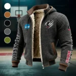 The Cincy Elite Fleece-Lined Hooded Jacket, Elemental Guard Sport Jacket HVN1441CB - Grey