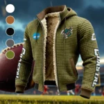 The Coastal Force Fleece-Lined Hooded Jacket, Cold-Snap Defense Jacket HVN1441CC - Green