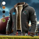 The Coastal Force Fleece-Lined Hooded Jacket, Cold-Snap Defense Jacket HVN1441CC - Grey