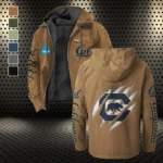 The Cal Force Flannel Hoodie, Rugged Sport Flannel Hoodie HVN1441CG - Camel