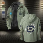 The Cal Force Flannel Hoodie, Rugged Sport Flannel Hoodie HVN1441CG - Light Green