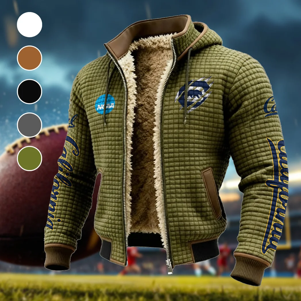 The Cal Force Fleece-Lined Hooded Jacket, Rugged Terrain Fleece Hoody HVN1441CG - Green