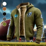 The Creighton Elite Fleece-Lined Hooded Jacket, Sub-Zero Fleece-Lined Shield HVN1441CR - Green