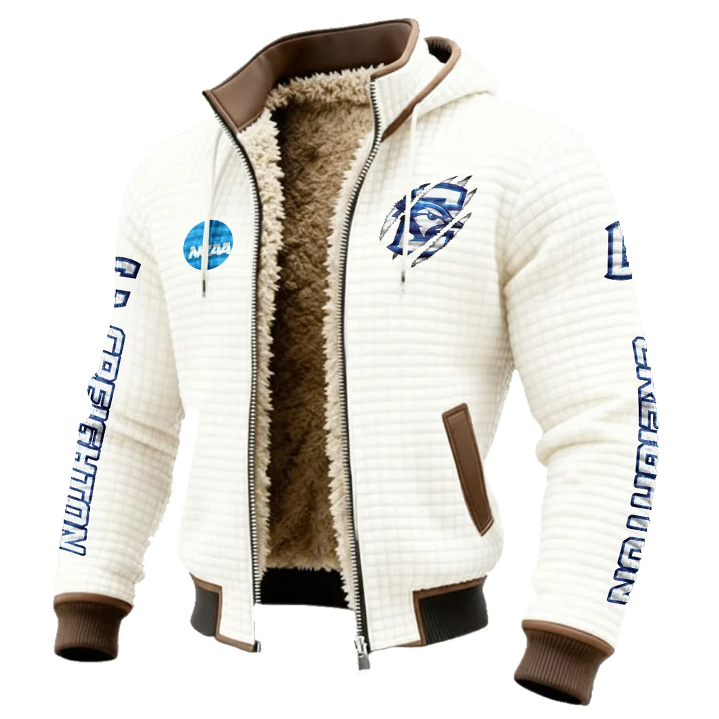 The Creighton Elite Fleece-Lined Hooded Jacket, Sub-Zero Fleece-Lined Shield HVN1441CR - White - Image 2