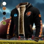 The Clemson Spirit Fleece-Lined Hooded Jacket, Ultra-Soft Plush Lined Jacket HVN1441CT - Black