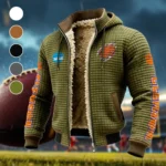 The Clemson Spirit Fleece-Lined Hooded Jacket, Ultra-Soft Plush Lined Jacket HVN1441CT - Green