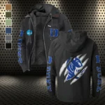 The Duke Pride Flannel Hoodie, Warm Sport Spirit Hoodie HVN1441DB - Black