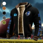 The Duke Pride Fleece-Lined Hooded Jacket, Thermal Core Fleece Jacket HVN1441DB - Black
