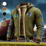 The Duke Pride Fleece-Lined Hooded Jacket, Thermal Core Fleece Jacket HVN1441DB - Green