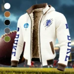 The Duke Pride Fleece-Lined Hooded Jacket, Thermal Core Fleece Jacket HVN1441DB - White