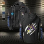 The ECU Pride Flannel Hoodie, Essential Fan Flannel Hoodie HVN1441EC - Black